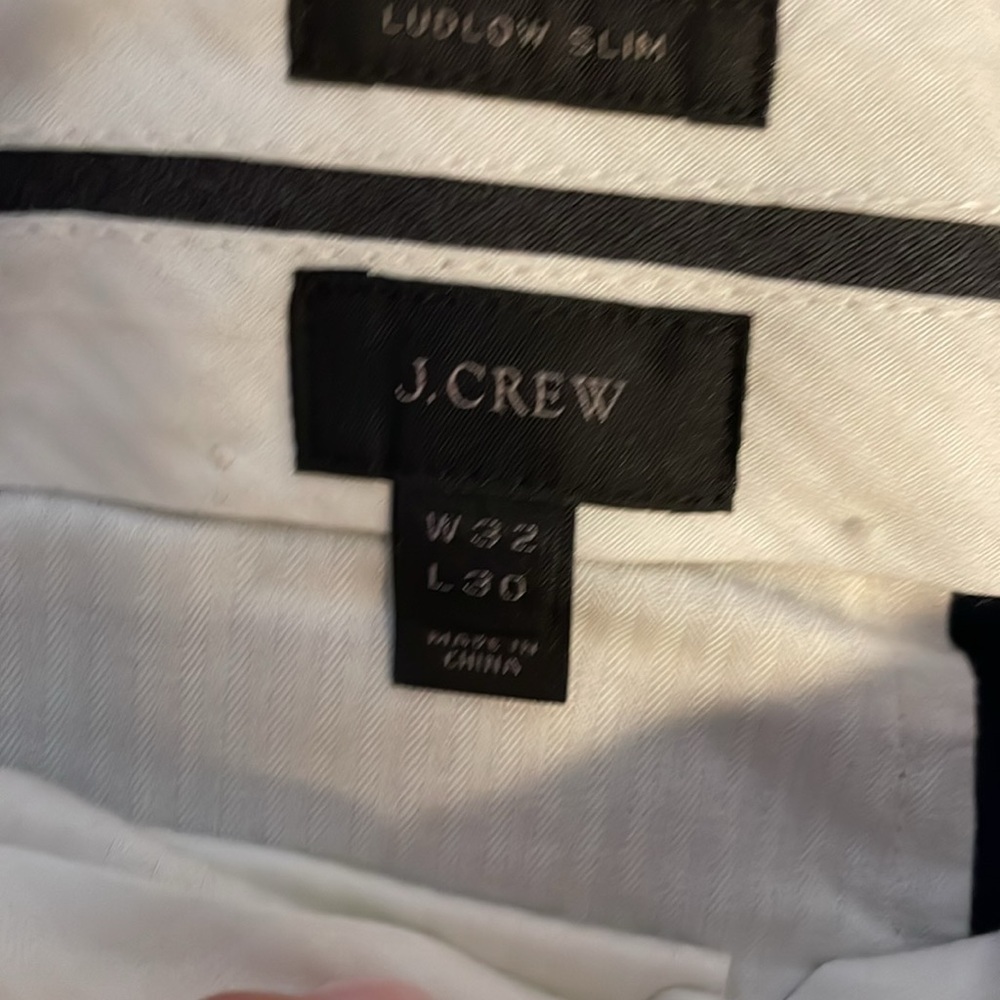 J. Crew Men's Deep Blue Dress Pants - Picture 2 of 6